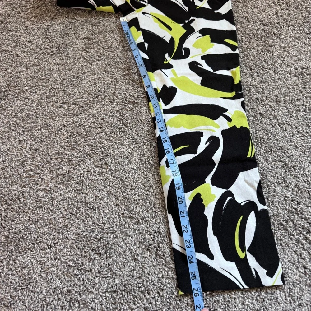 Joseph Ribkoff Abstract Print Mikkennium Pull-On Pants Women's Size 14 MSRP $159